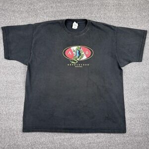 Vintage Amphibious Outfitters Shirt Mens 2XL Diving Fortune Favors The Brave